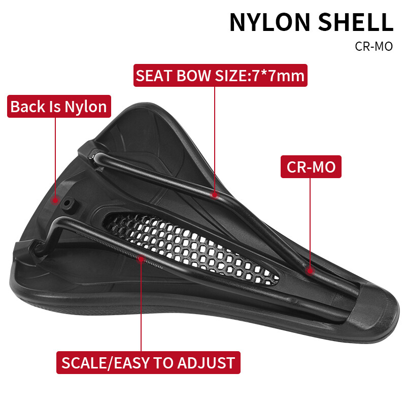 3D Printed Cycling Saddle 143/155mm Ultralight MTB Gravel Road Bike Seat Cushion