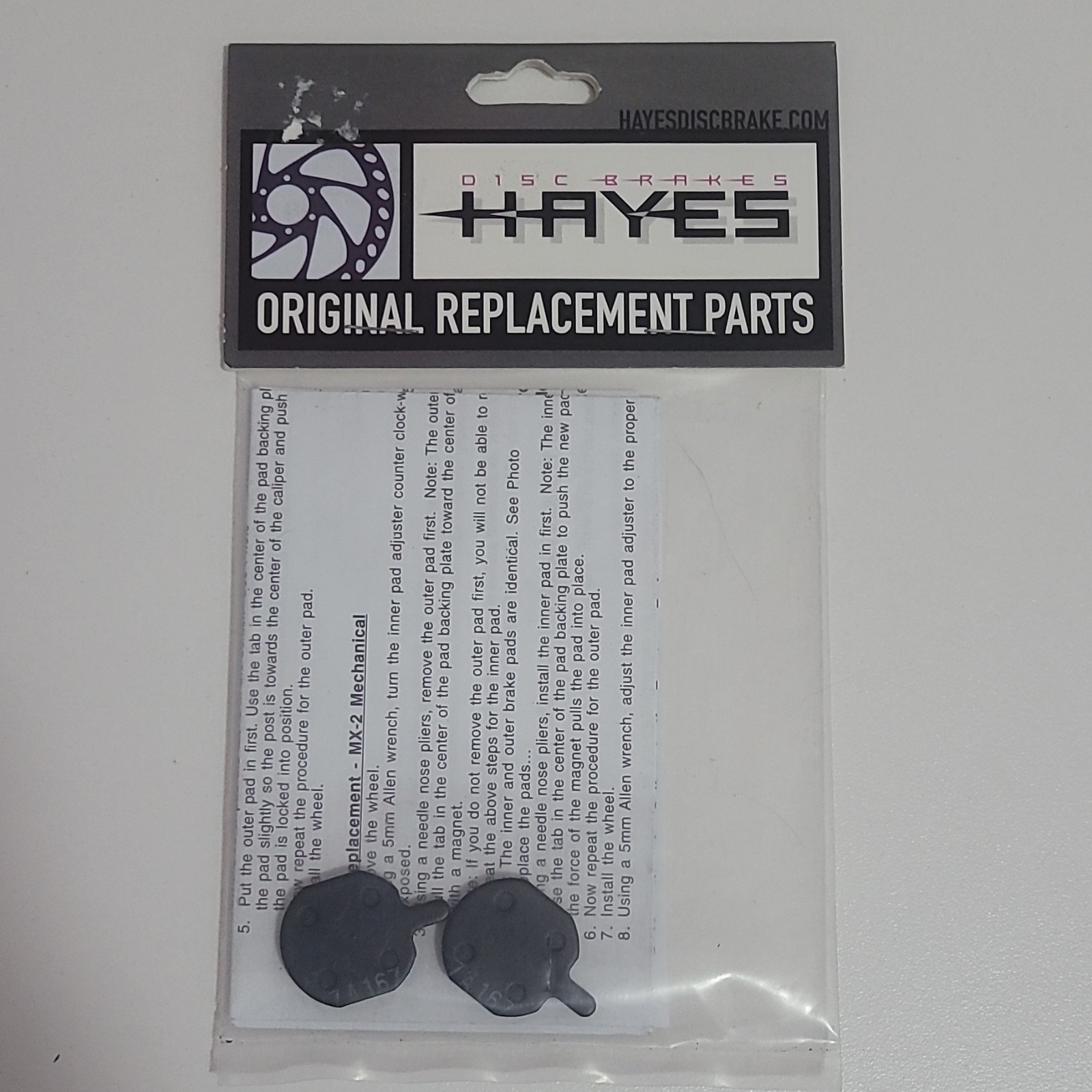 Hayes MX2 GX2 Disc Brake Pad Kit 98-29197 OEM NOS 2004 MTB New Sealed