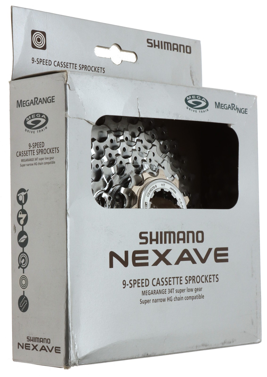 Shimano Nexave CSHG70-9 Cassette 11-34T 9 Speed NOS NEW MTB