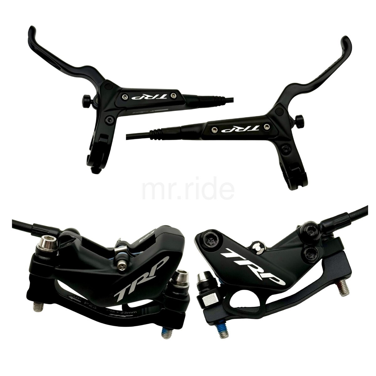 TRP DH-R EVO HD-M846 4Piston F&R Disc Brake Set 900/1650mm Enduro DH E-MTB Black