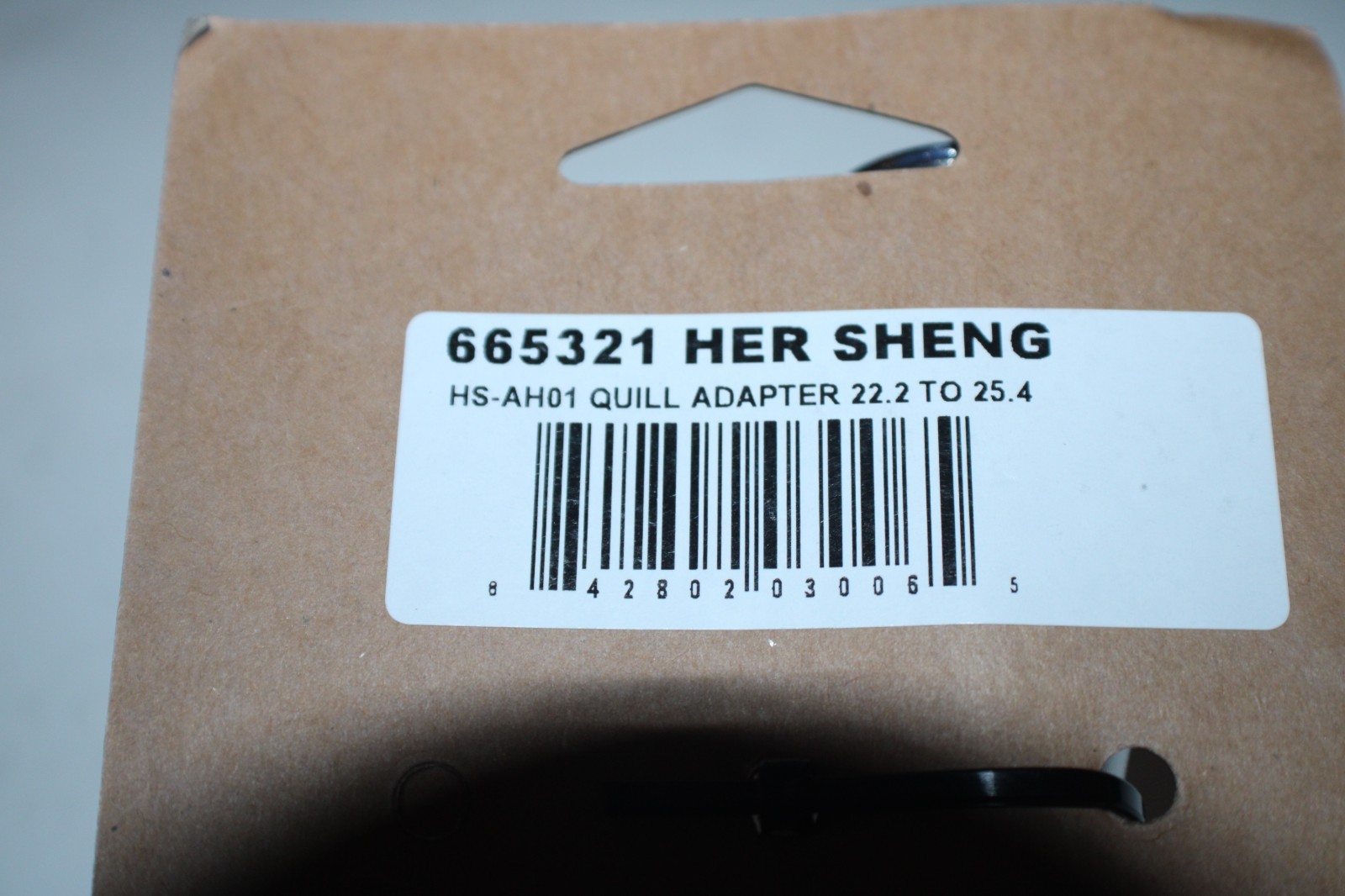 Extender Quill Stem Adaptor 25.4 to 28.6 Treadless Silver 145m Free USA Shipper!