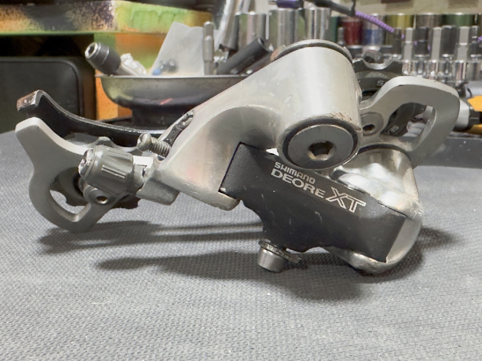 Vintage Shimano Deore XT 3×8 speed mini groupset