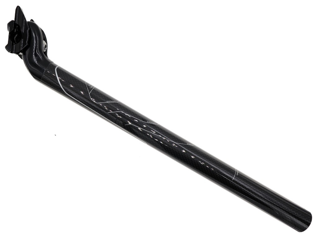 Giant Connect 3K Carbon Seatpost 27.2 x 375mm SB12 or 23 mm Black