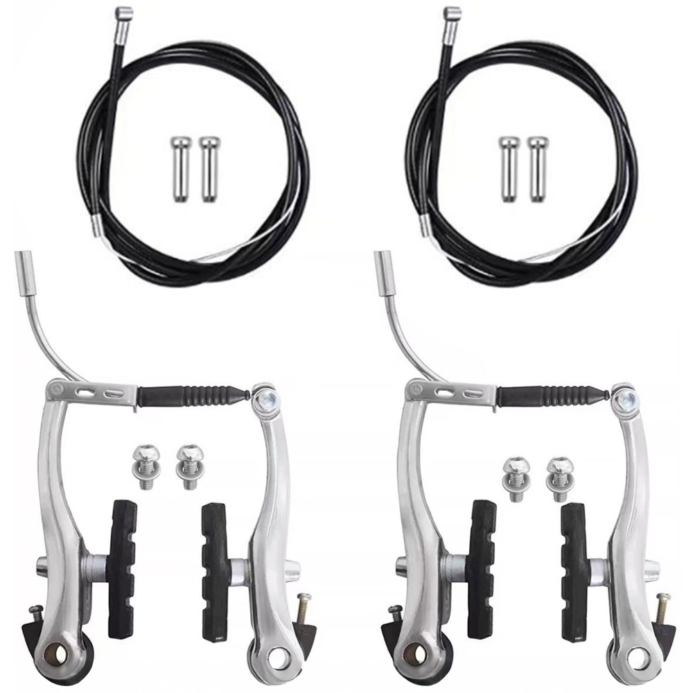 2 Pair Universal Mountain Bike Brake Set V Brake for Front & Rear Bike MTB Brake