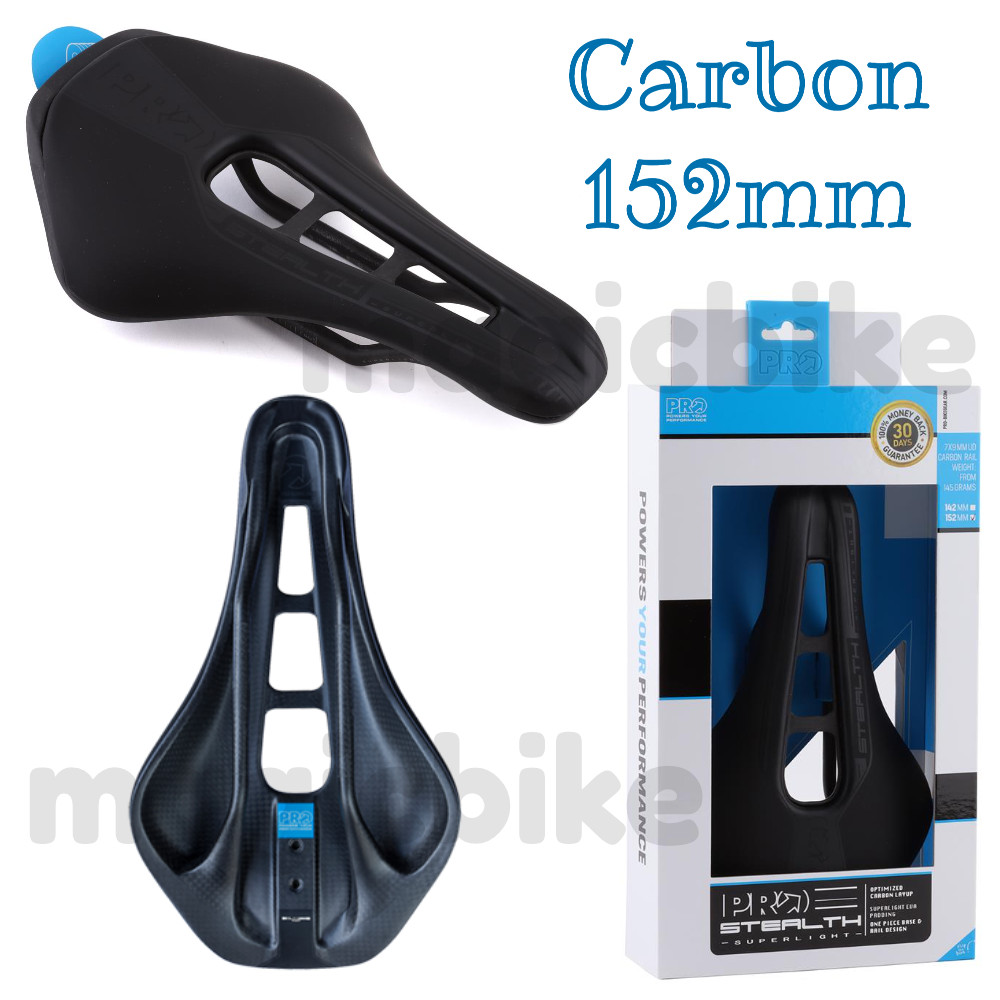 PRO Stealth Superlight One piece Carbon Saddle 152mm (7x9mm Rail) NEW