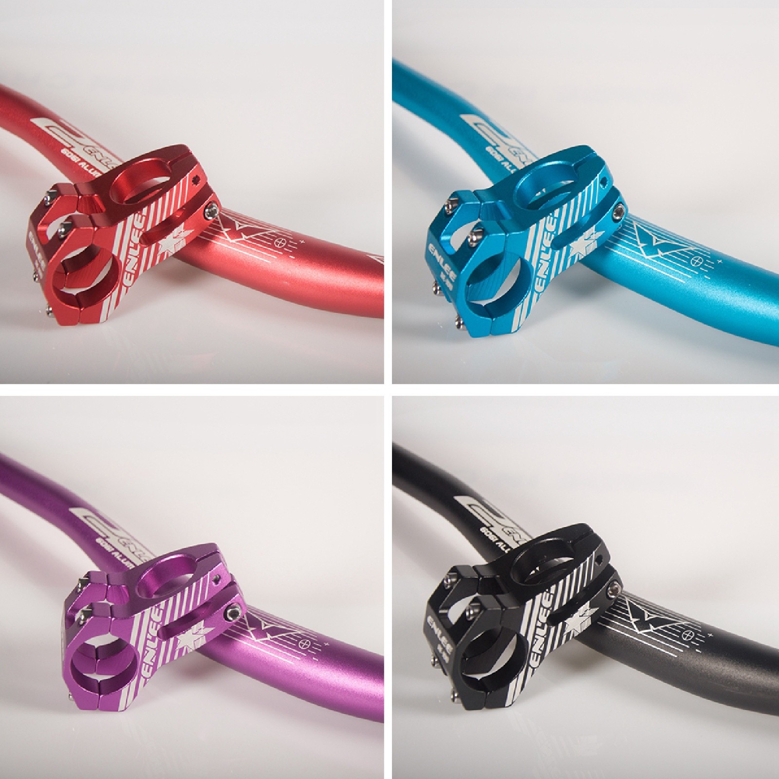 ENLEE Bicycle Short Handlebar Stem 31.8mm 45mm Aluminum Alloy 1-1/8″ Road Bike