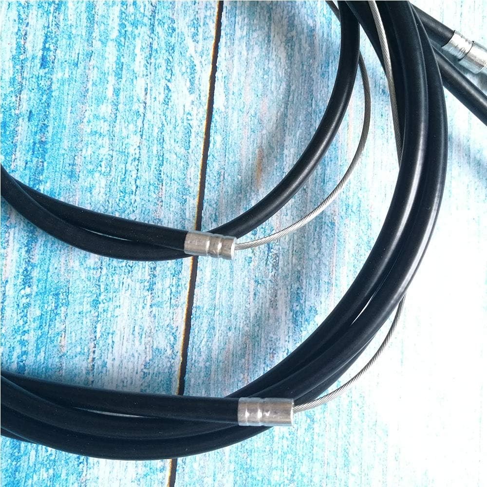 Jessica welcomes you 1 Pair Front and Rear Brake Cable,Black Bicycle Brake Wire