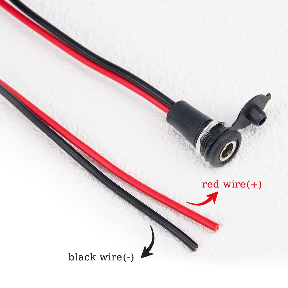 1Set Charging Wire 2.1Mm DC Connector for 36V 48V 60V Electric Ebike