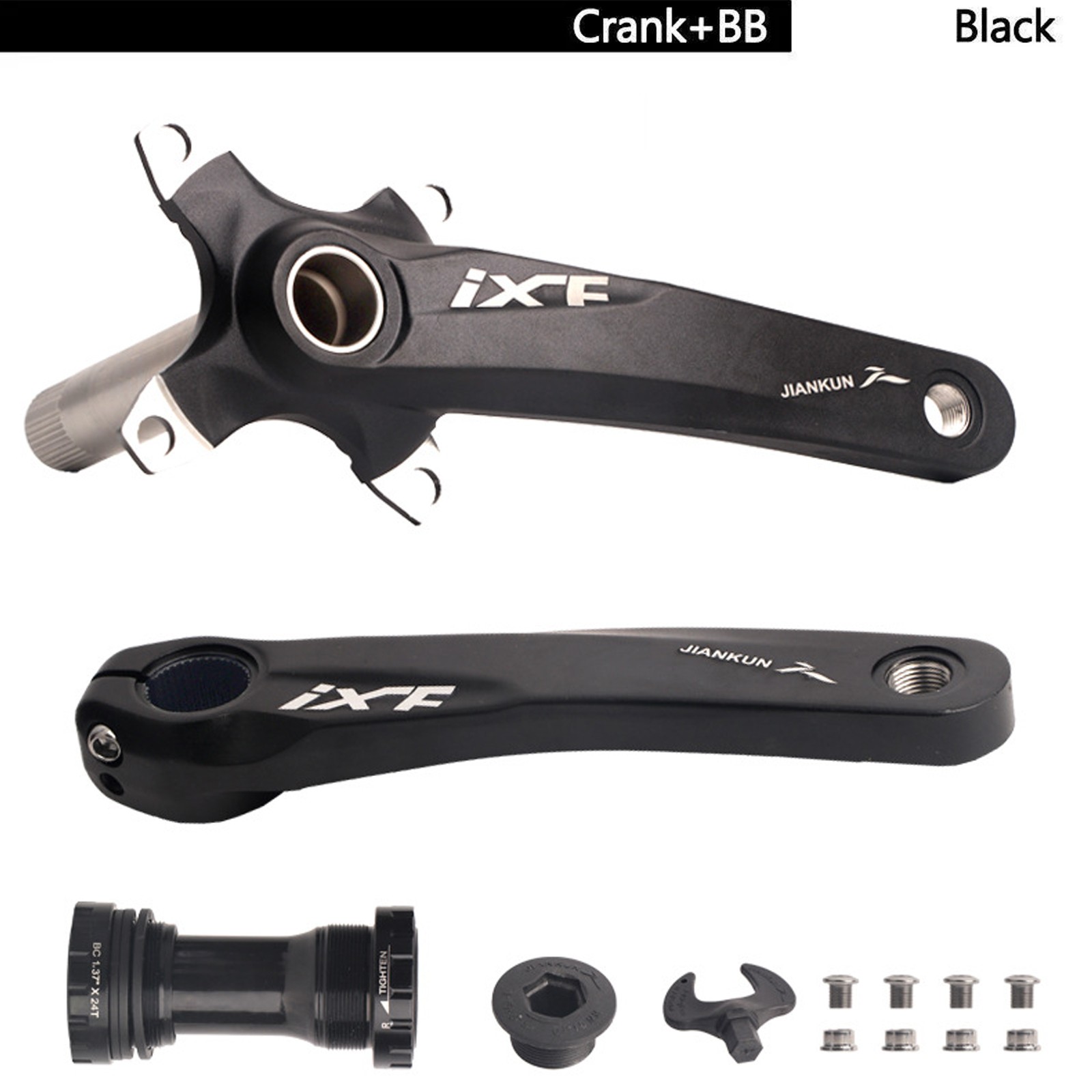 IXF 104BCD Hollowtech Crank Arm Mountain Bike Bottom Bracket 170mm For Shimano