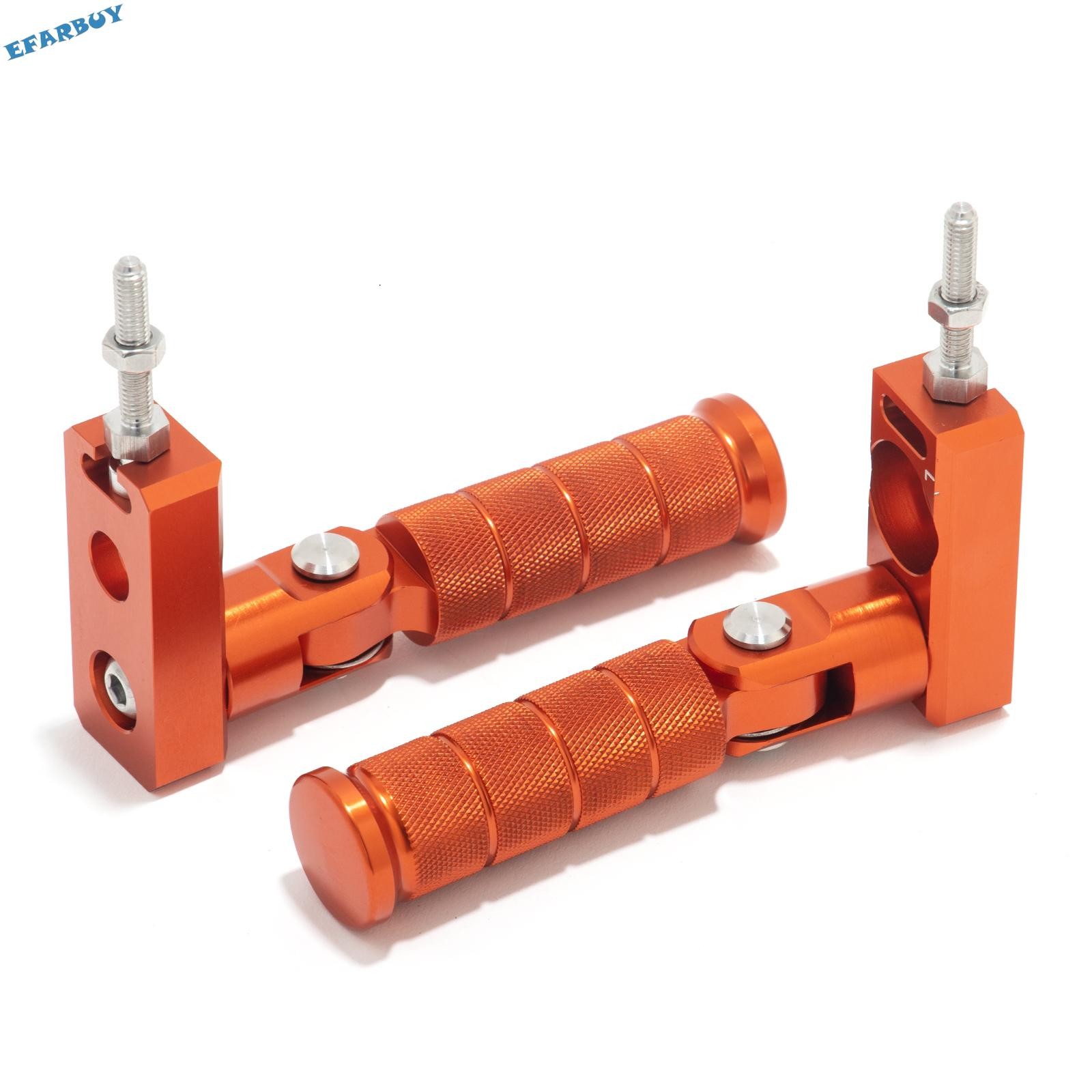 Orange Pair Stunt Foot Pegs Pedal For Sur-Ron Light Bee LB X For eride pro ss