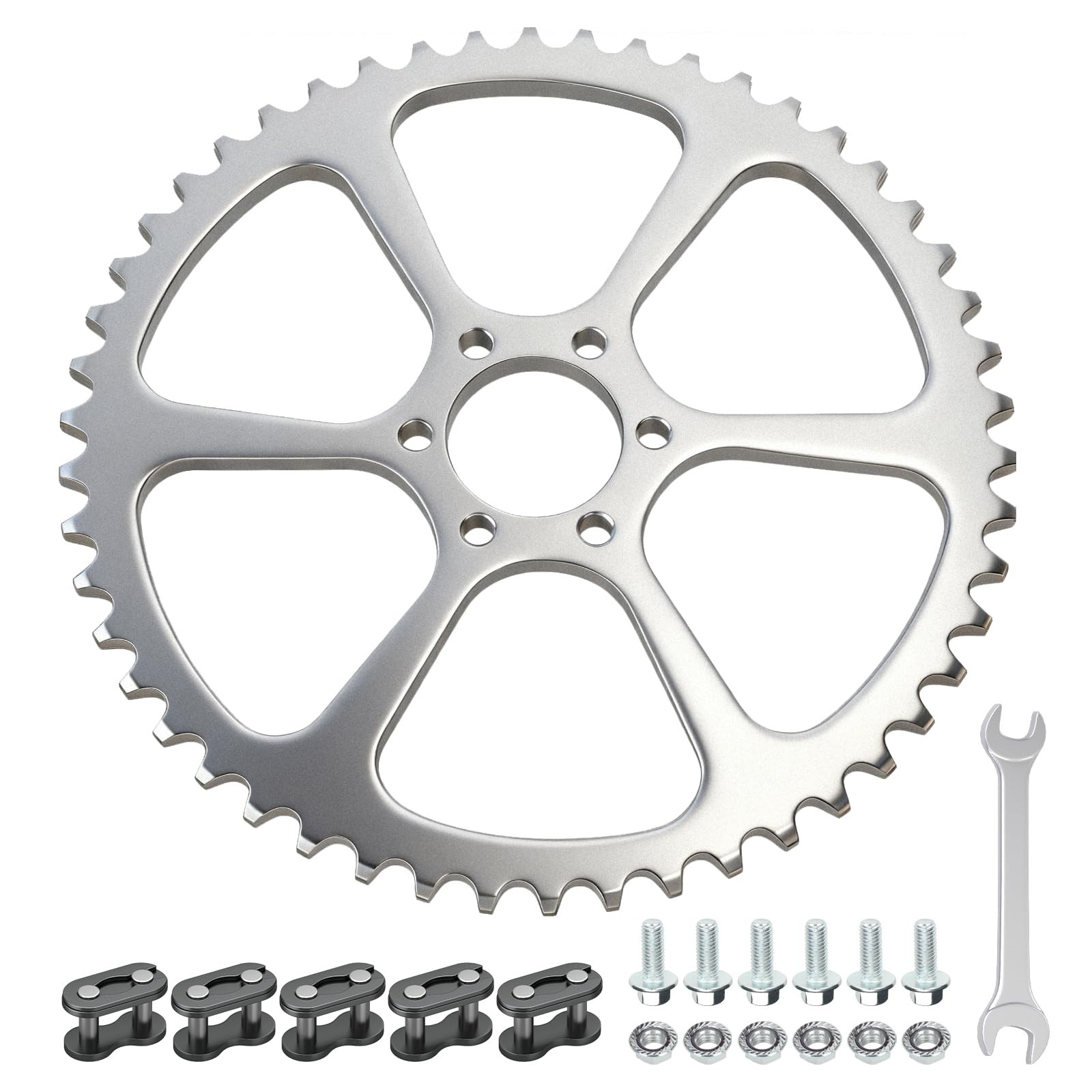 RZEOZU 50 Tooth Rear Sprocket 420 Chain Compatible with #40 41 420 Chain Coleman