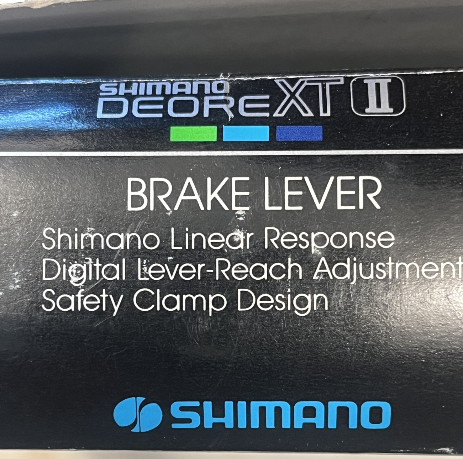 NOS NIB Vintage Shimano Deore XT II 4-Finger Brake Levers BL-M732 – MINT In Box