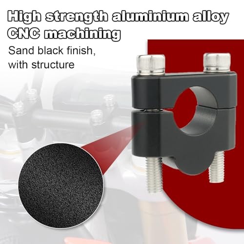22mm Handlebar Risers 7/8» Motorcycle ATV Dirt Bike 20mm(0.78inch) Sand Black