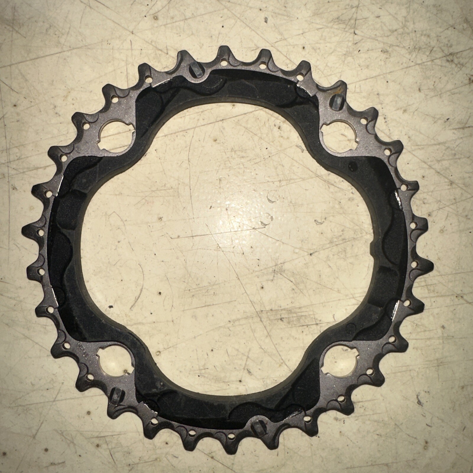 SHIMANO Deore M6000 30T Chainring – 10 Speed 96mm BCD for 40-30-22T Set