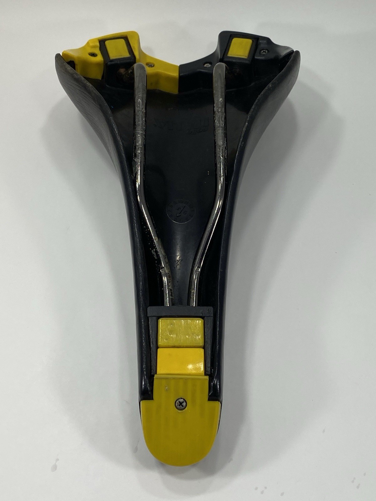 Vintage Selle Italia Turbo Matic Saddle Yellow Turbomatic Seat 1990s Pat Pend OG