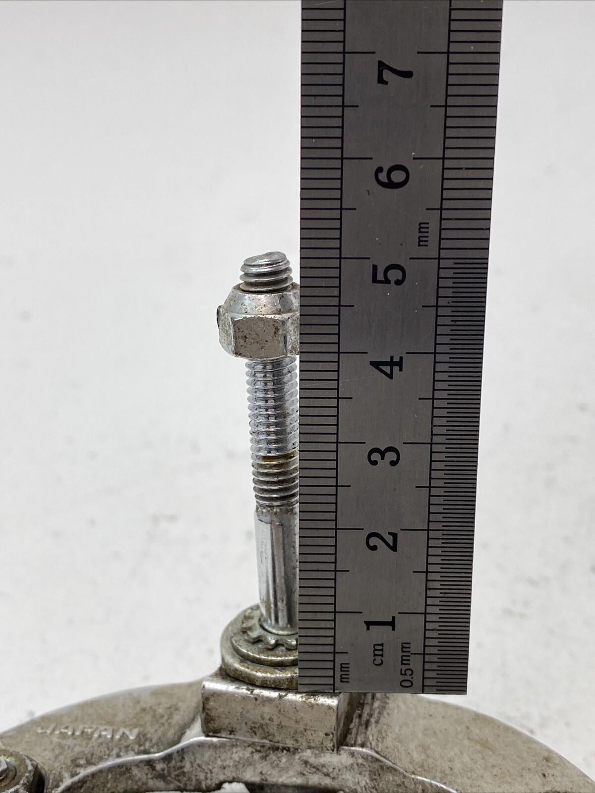 Vintage Shimano Tourney Center Pull Brake Caliper Nutted Silver Race Front A04