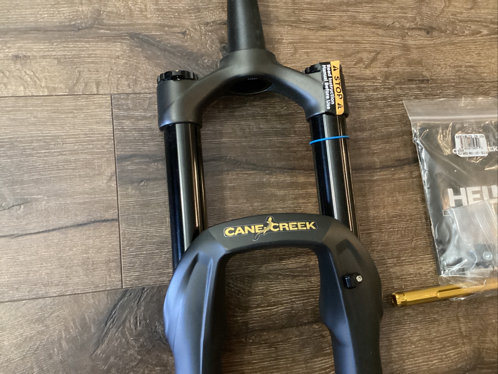 NEW Cane Creek Helm Suspension Fork 160mm Travel 110×15 Boost Black BAG0345K