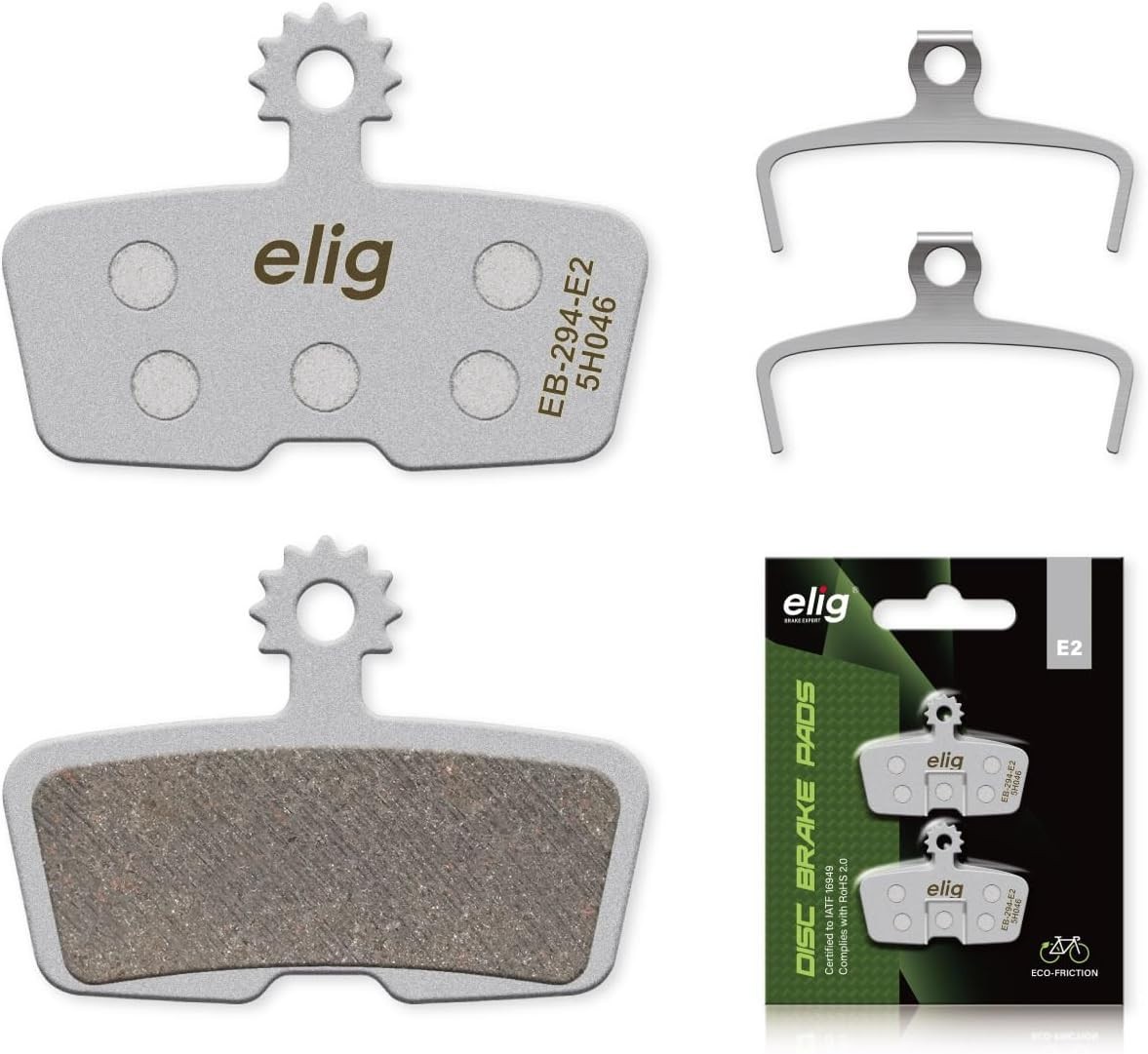 ELIG Bike Disc Brake Pads for Avid Sram Code 2011+, Code R (B1), Code RS (A1), C