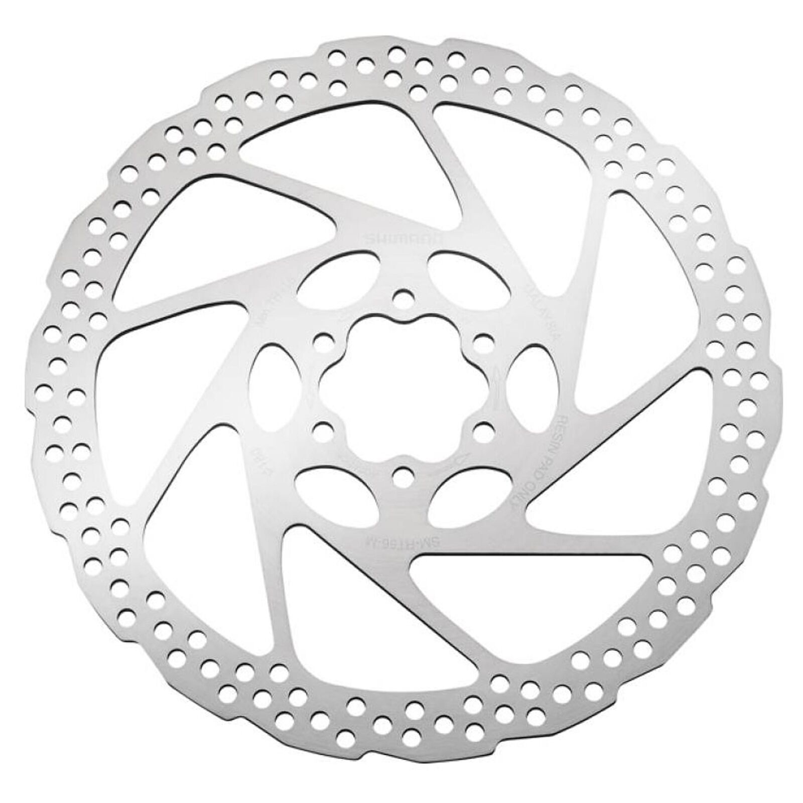 1 or 2 Shimano Deore SM-RT56-M Disc Brake Rotor 6-Bolts 180mm Bike Rotor