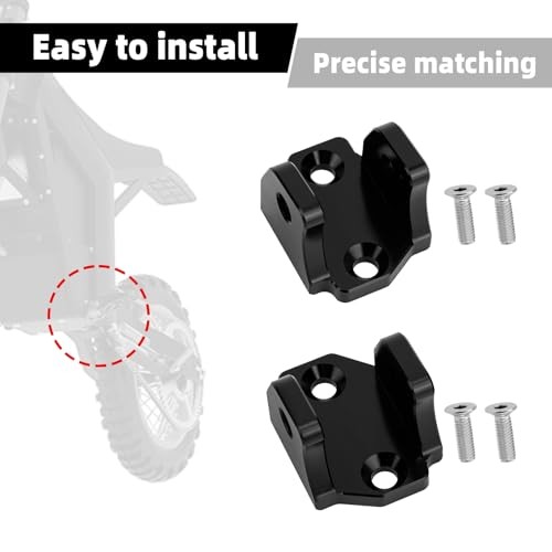 2pcs E-Dirt Bike Foot Pegs Bracket Holder, Dirt Bike Foot Pegs Pedal Bracket