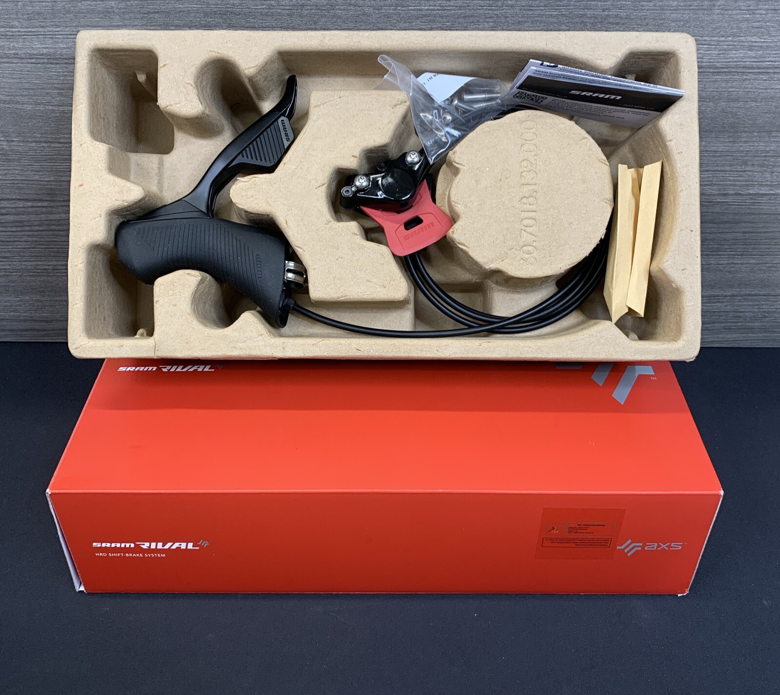 SRAM Rival eTap AXS HRD Shift/Brake Lever and Hydraulic Disc Caliper –