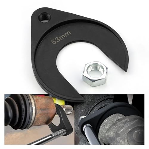 63mm Inner CV Axle Puller Removal Tool with Nut, Front Wheel Drive Axle 63cm