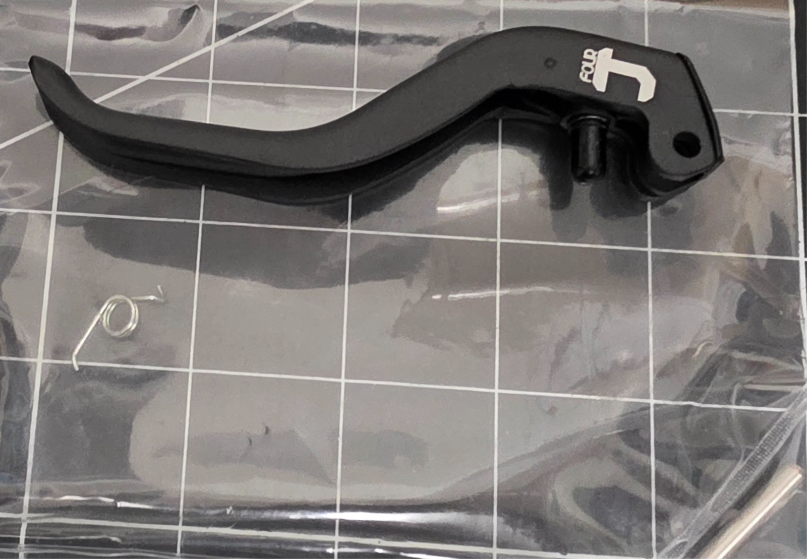 Magura 2-finger Aluminum Lightweight Brake Lever Blade for MT4 / MT Trail, Black
