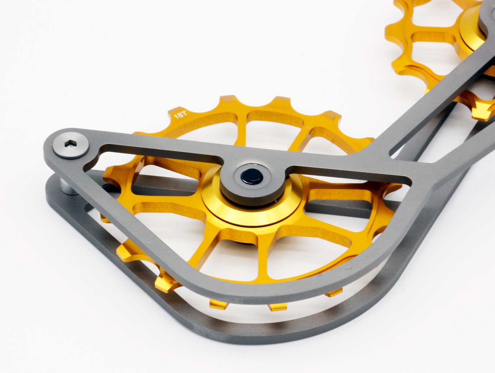 SwishTi Road Bicycle Oversized Pulley Titanium Cage for Campy/Campagnolo Gold