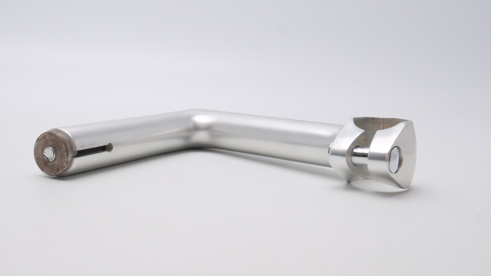 NOS Cinelli 1A Stem Quill 135mm Milano Logo 26.4 Silver 1″ Threaded Vintage