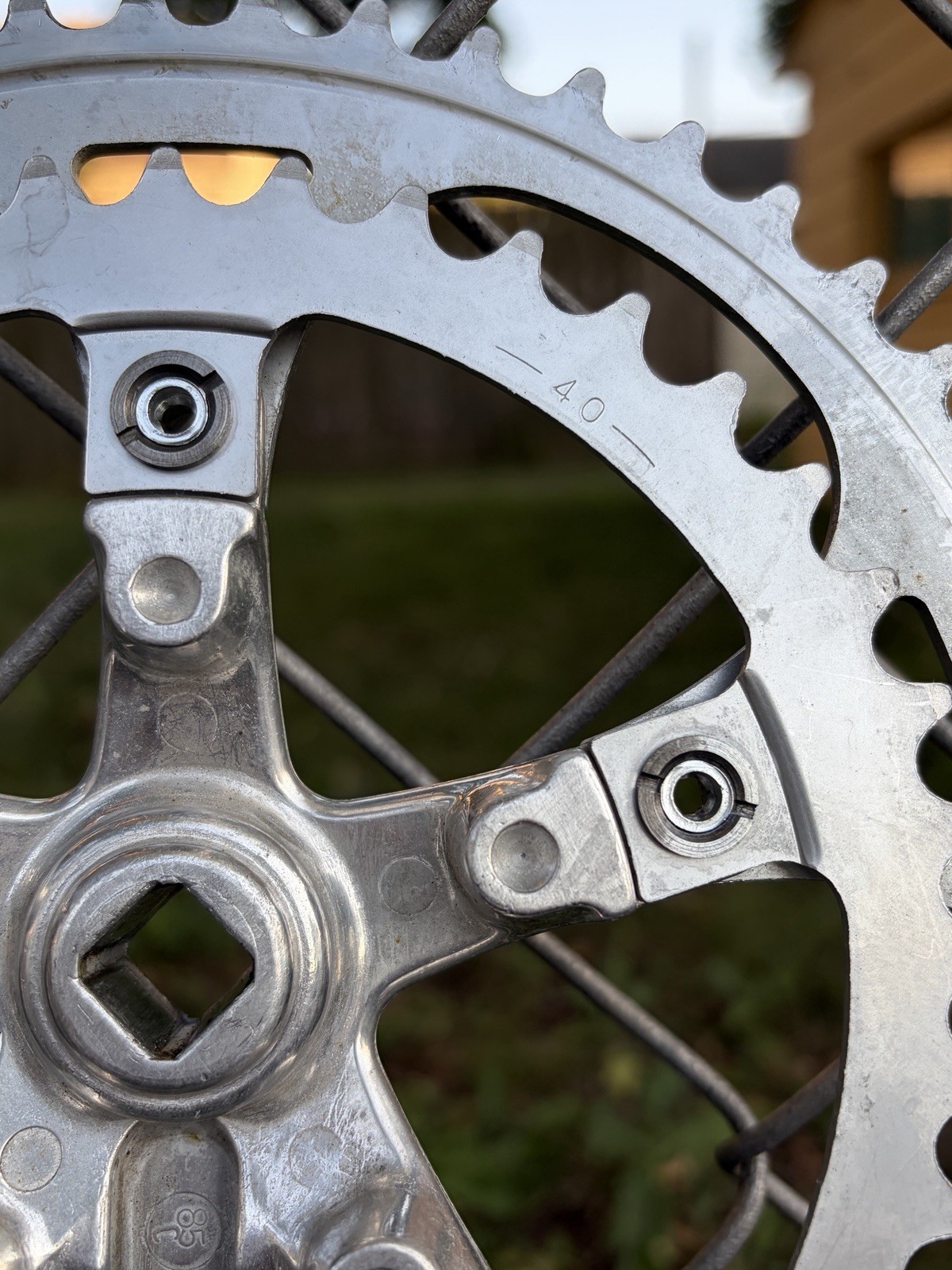 Vintage Sakae Crankset SR Bike Square Taper Crank Arms Old School 42 52 170 Maxy