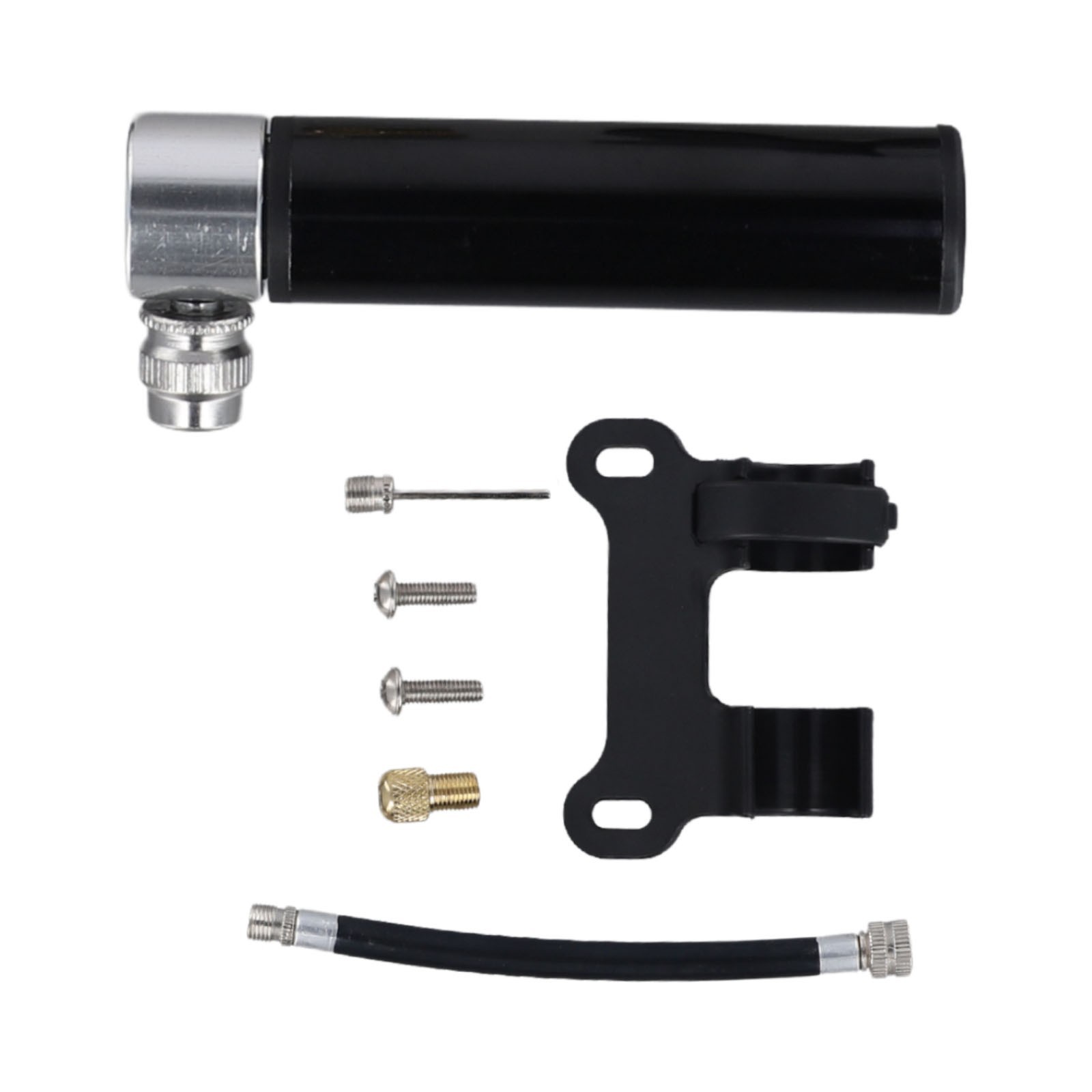 Compact Aluminum Bike Pump for Mountain Bike and Road Bike 120 PSI Easy Install