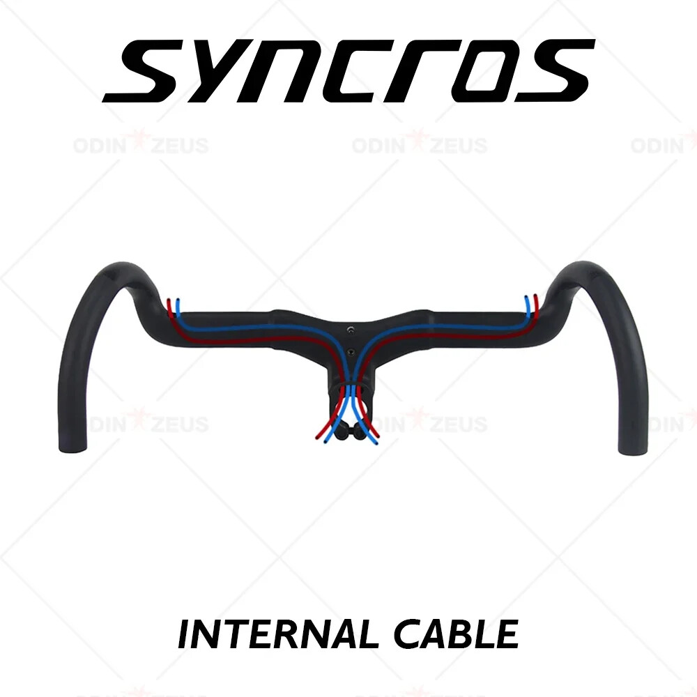 Internal Cable Routing Road Bike Handlebar Carbon Integrated Gravel Handlebar