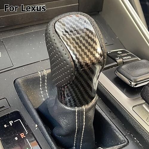 Carbon fiber+red wire Gear Shift Knob for L-EXUS ES GS-450H GX IS-300
