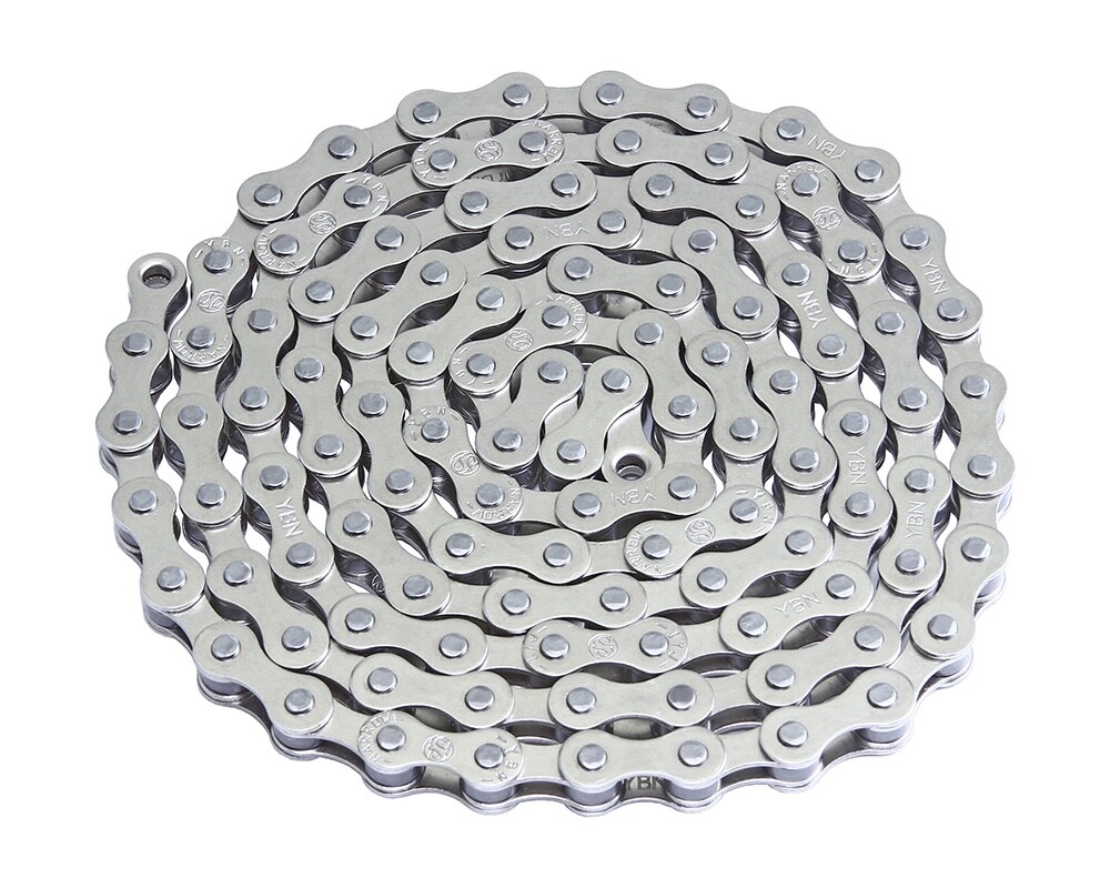 NEW CHAIN 1/2X1/8X112 1/SPEED CHROME BIKE BICYCLE