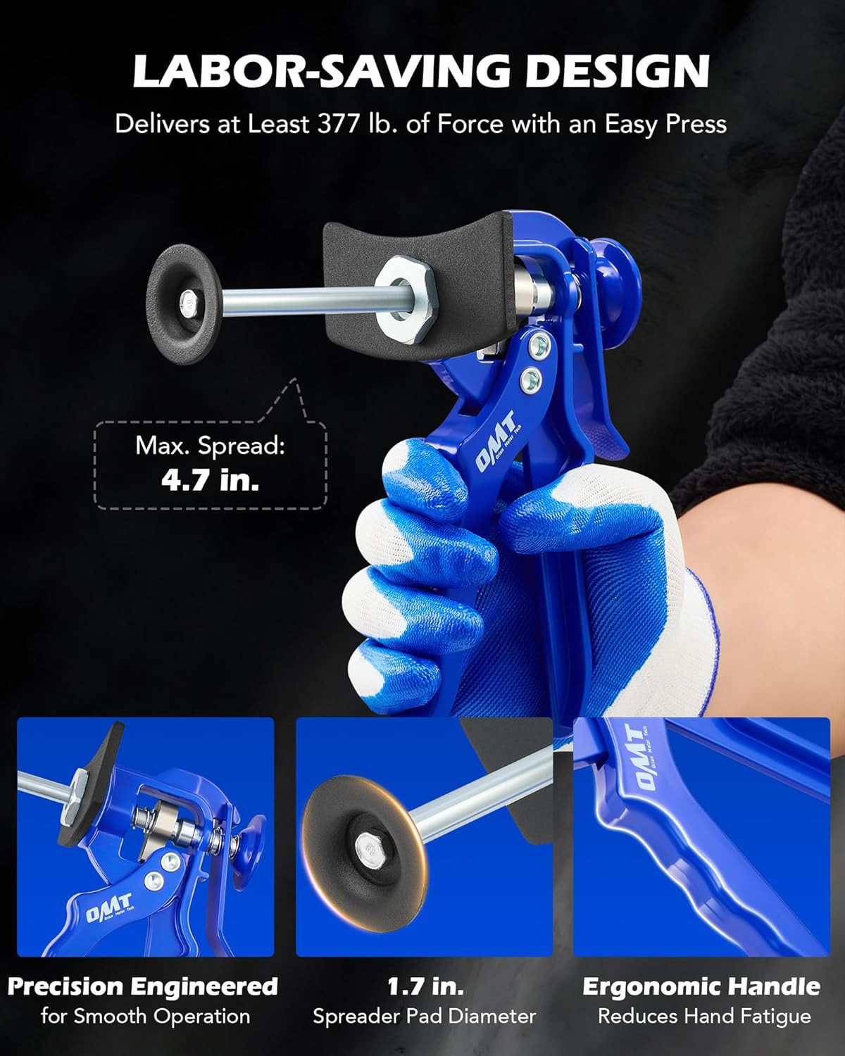 Speedy Brake Caliper Compression Tool, Heavy Duty Caliper Piston Compressor Tool