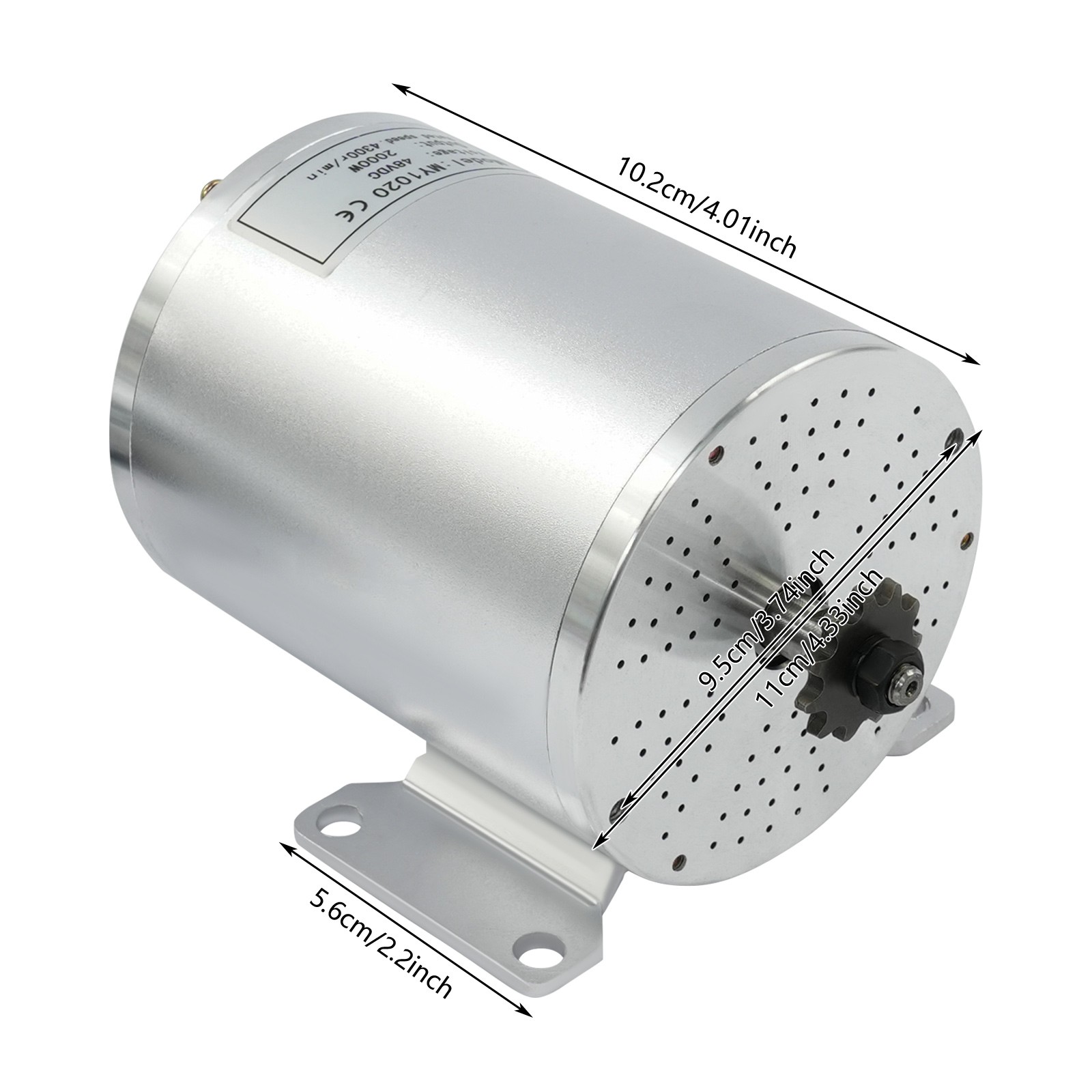 Electric Brushless Motor Kit 48V 2000W DC For E-bike Scooter Bicycle Conversion!