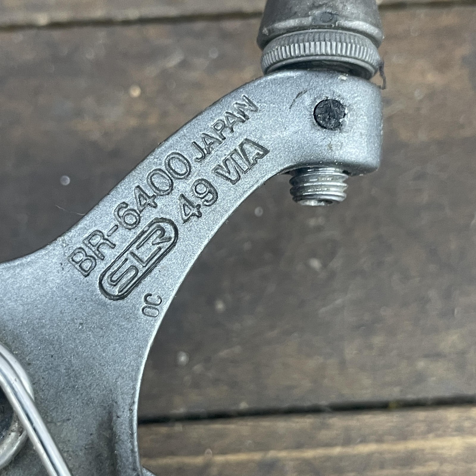 Vintage Shimano 600 BR-6400 Brake Calipers Pair Road Bike Japan SLR 49 VIA 90s