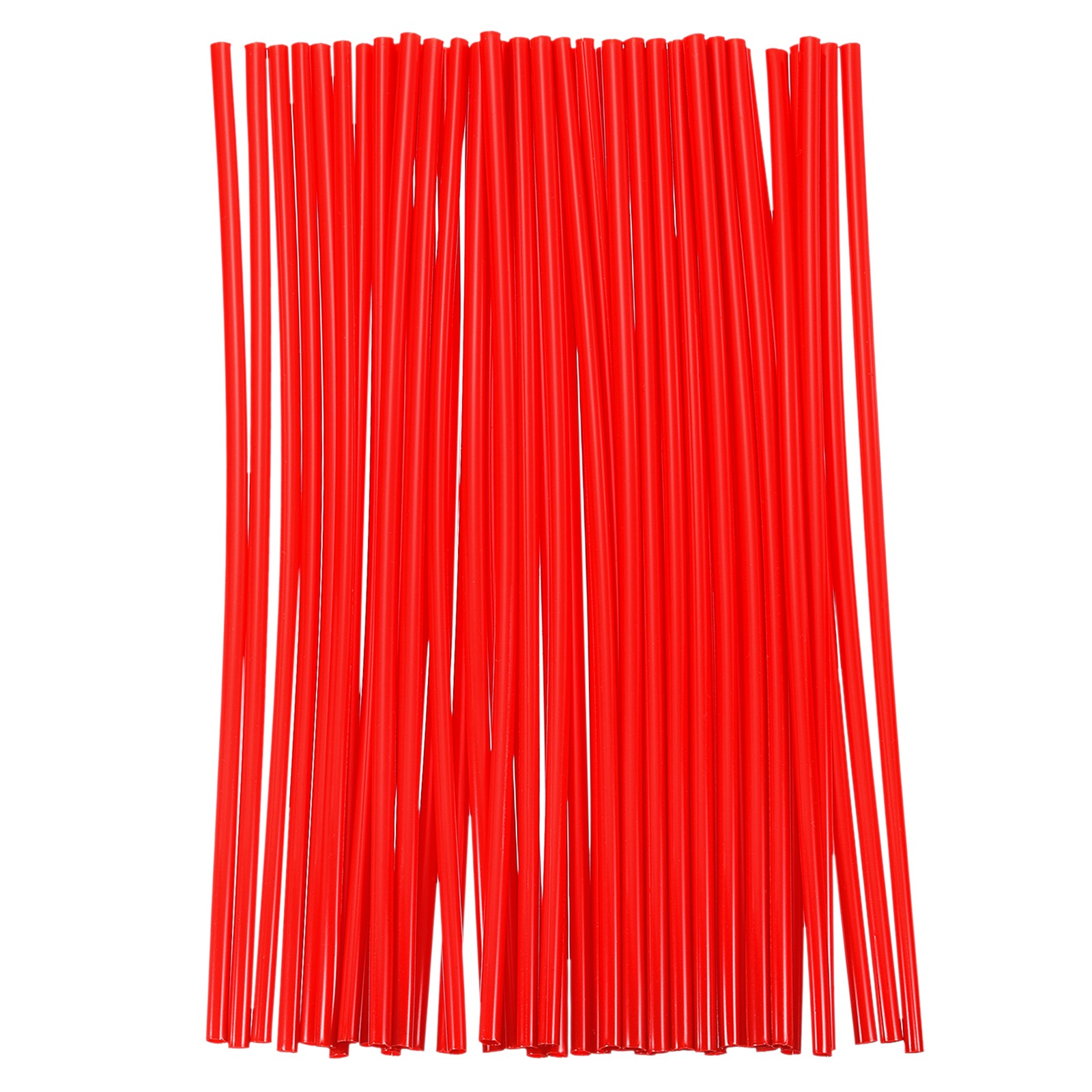 144pcs Spoke Skins Covers 0.2″ Dirt Bike Wheel Spoke Wraps for 8″-21″ Rims Red