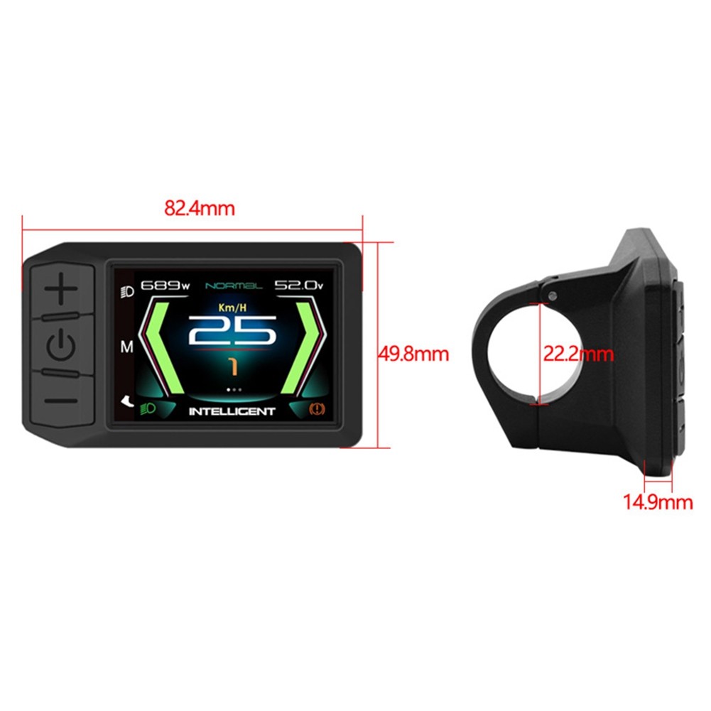 Ebike Display LCD 600C Bluetooth Navigation Multilingual E-Bike Computer9172