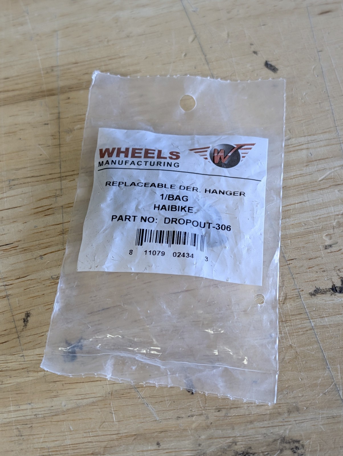 Wheels Manufacturing Derailleur Hanger 306 (Haibike) [DROPOUT-306]