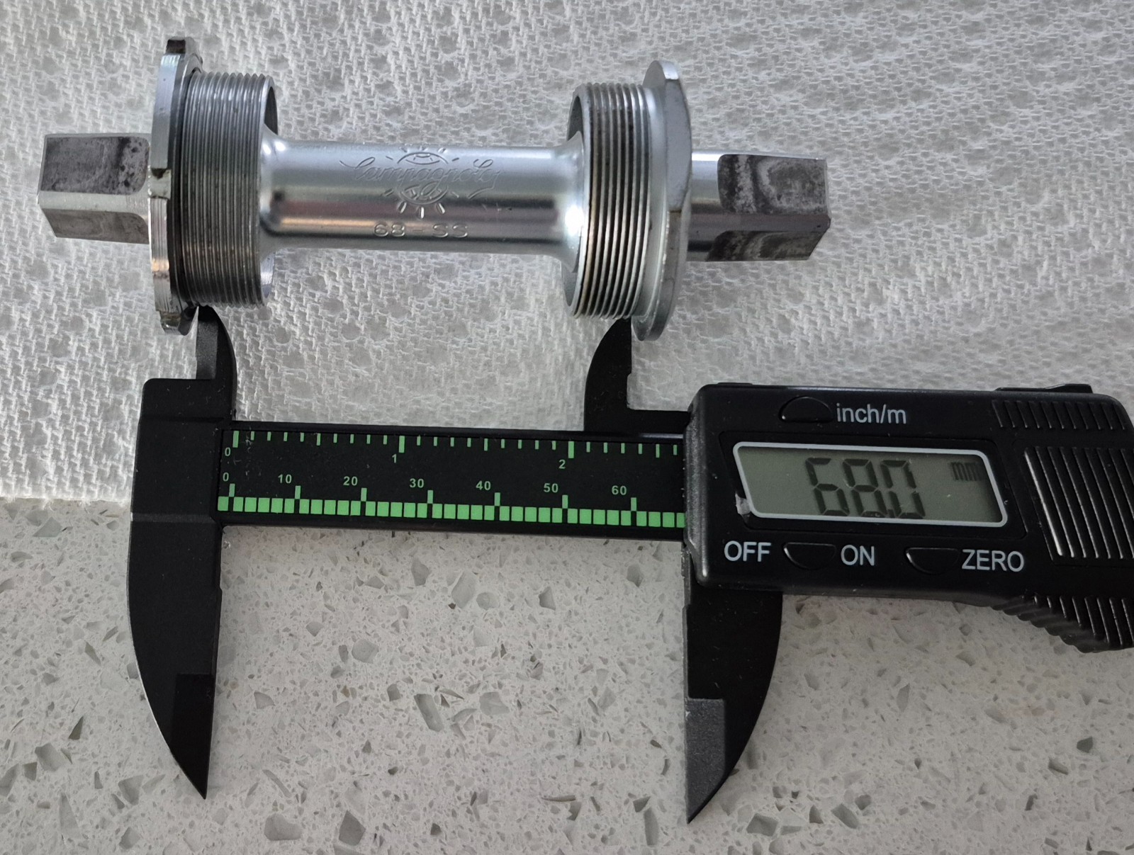 Campagnolo Nuovo Record Bottom Bracket 68ss 114mm 1.370x24tpi