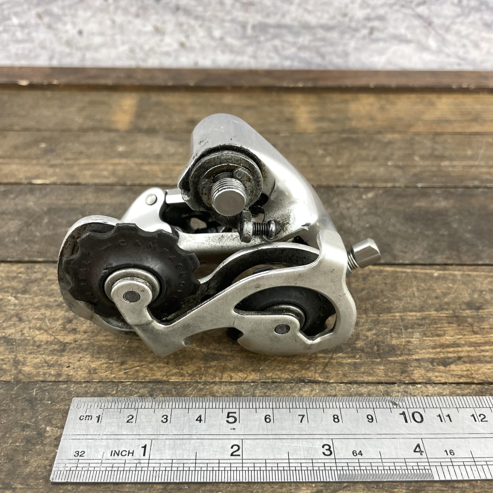 Vintage Campagnolo Rear Derailleur Short Cage Road Bike Silver 245g Italian