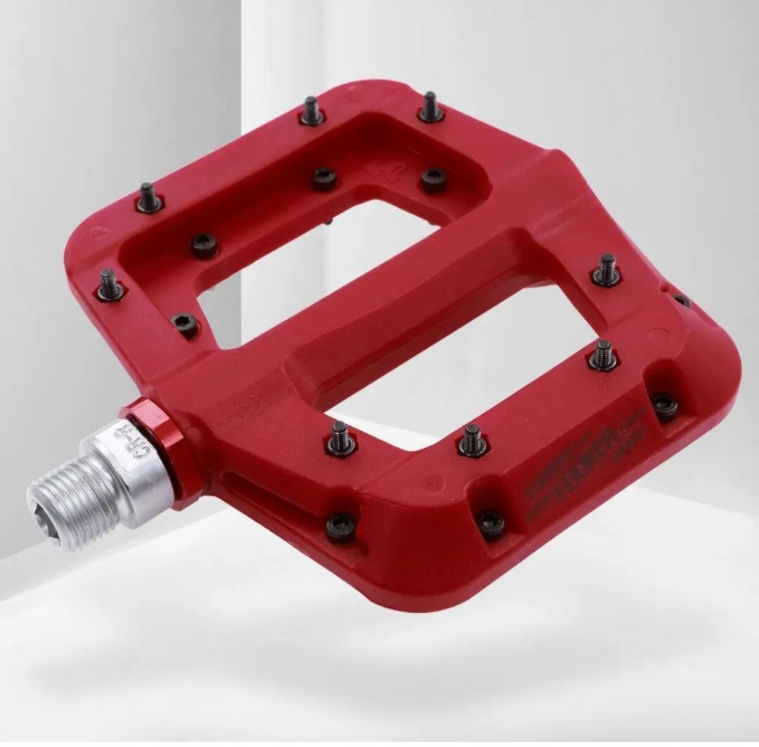 FOOKER MTB Pedals Mountain Bike 3 Bearing red needle roller bearing