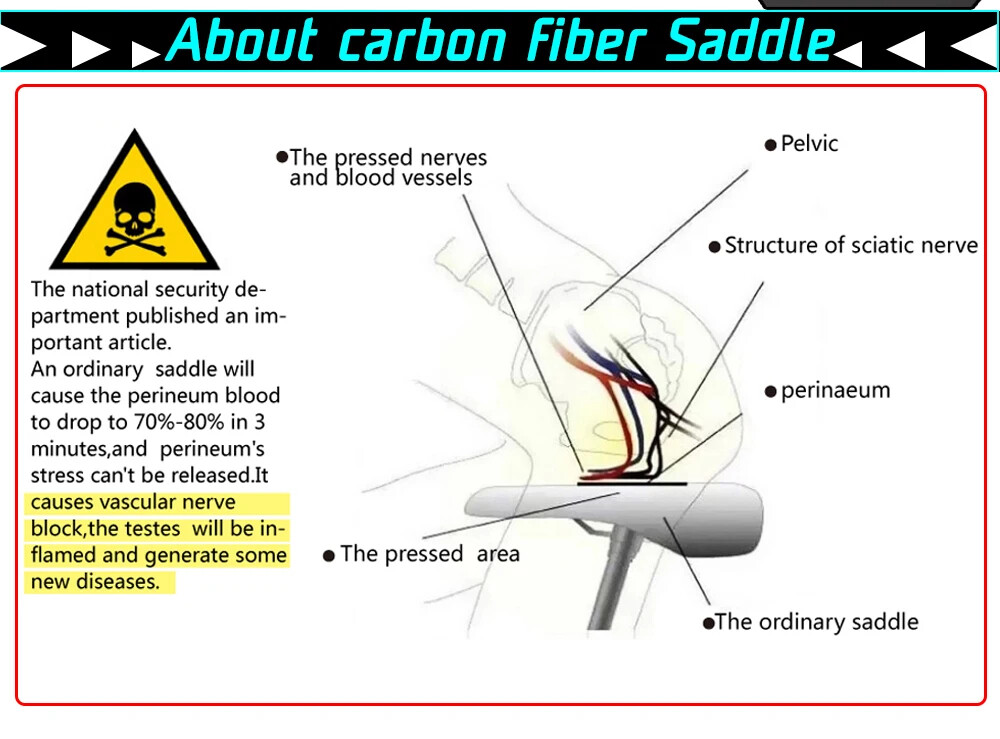 Road/mountain Bike Carbon Saddle Cushion Mountain Bike/road Bike Front Seat