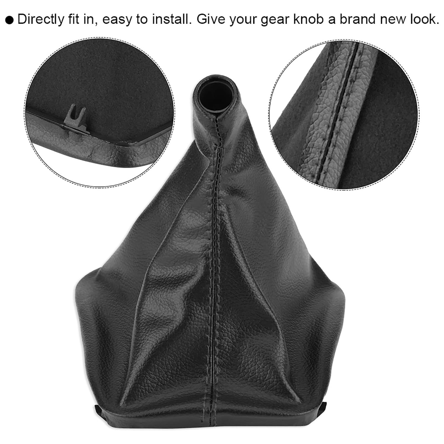 Left Hand Drive Auto Gear Shift Boot Manual Gear Stick Knob Cover Car Left