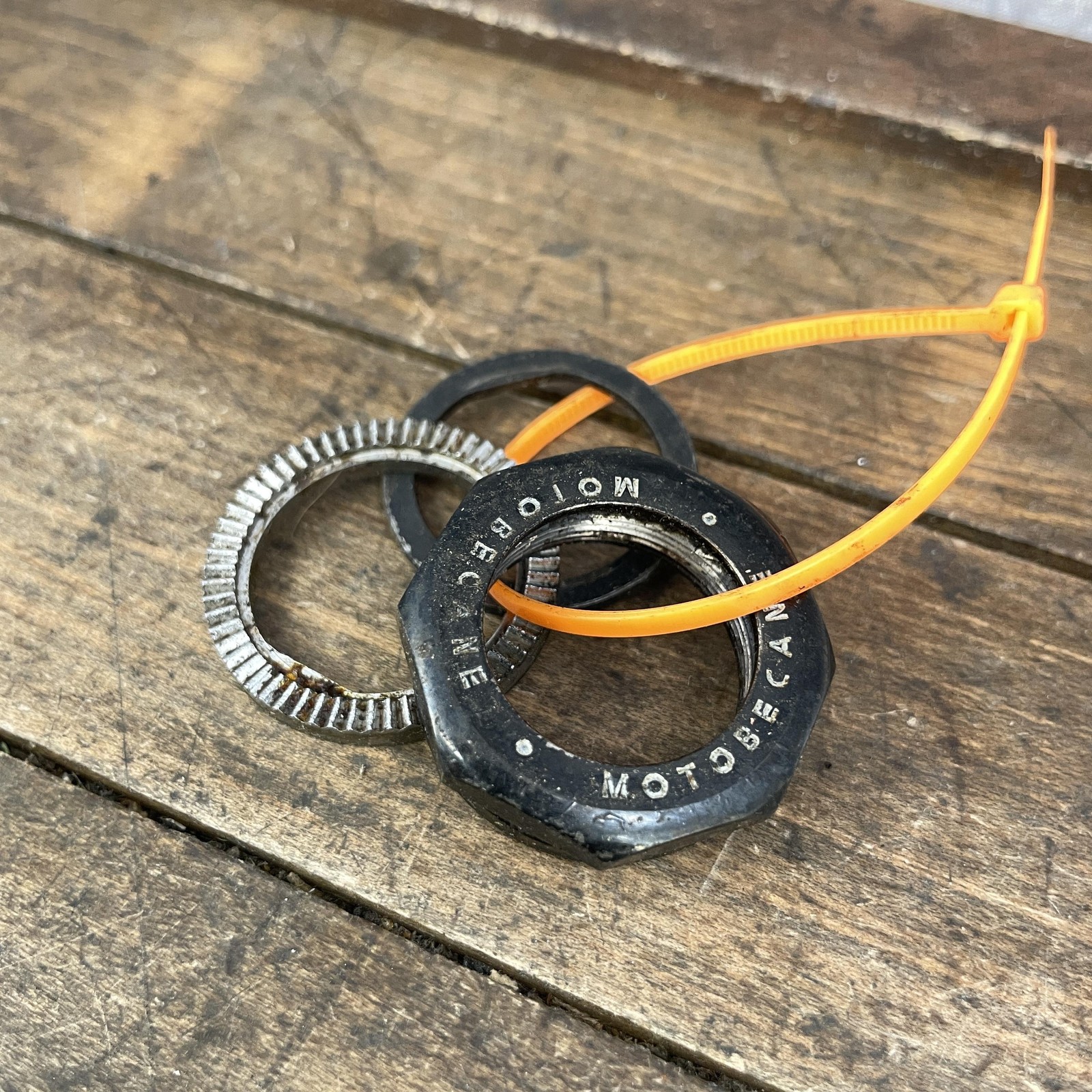 Vintage Motobecane Headset Lockring Spacer French Parts 80s 45g Bike