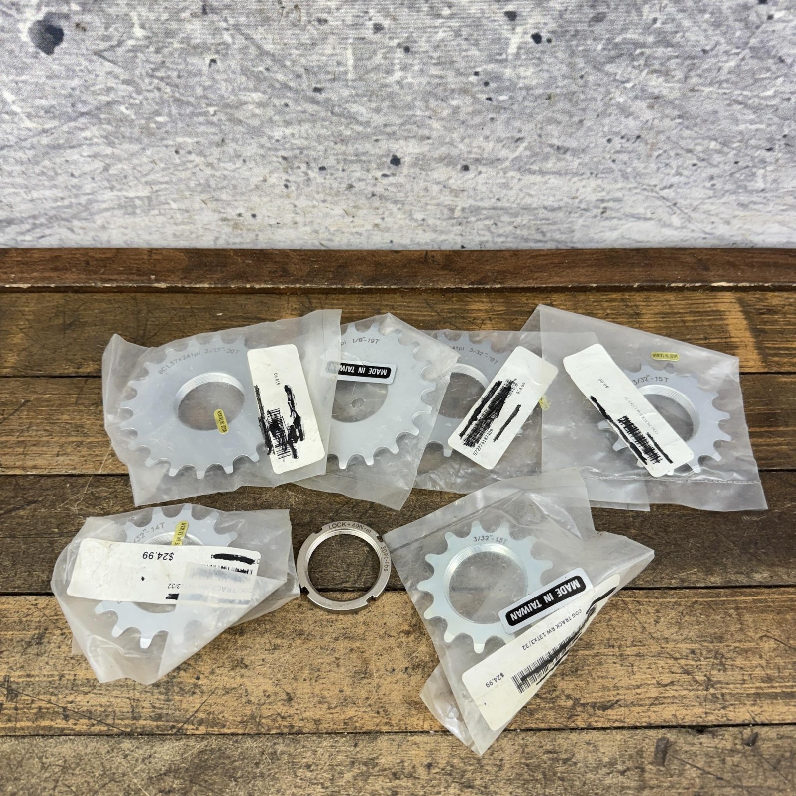 Track Cog Lot 13T 14T 15T 18T 19T 20T Lockring NOS Steel Single Speed Bike