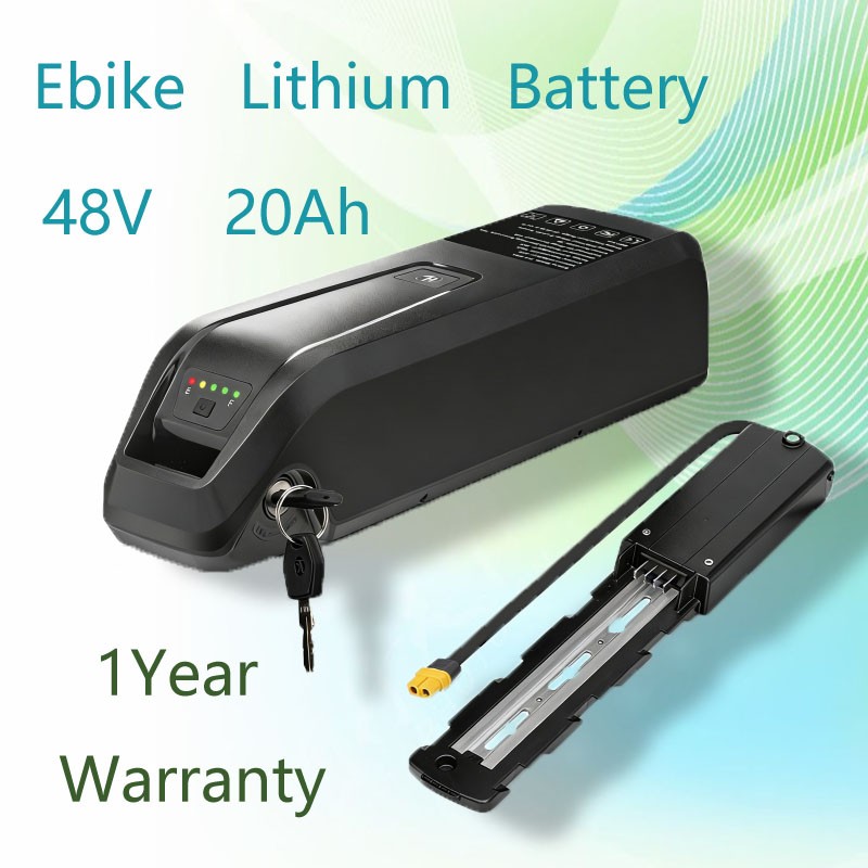 High Capacity 48V Lithium Ebike Battery 20Ah with 40A BMS, for Electric bike