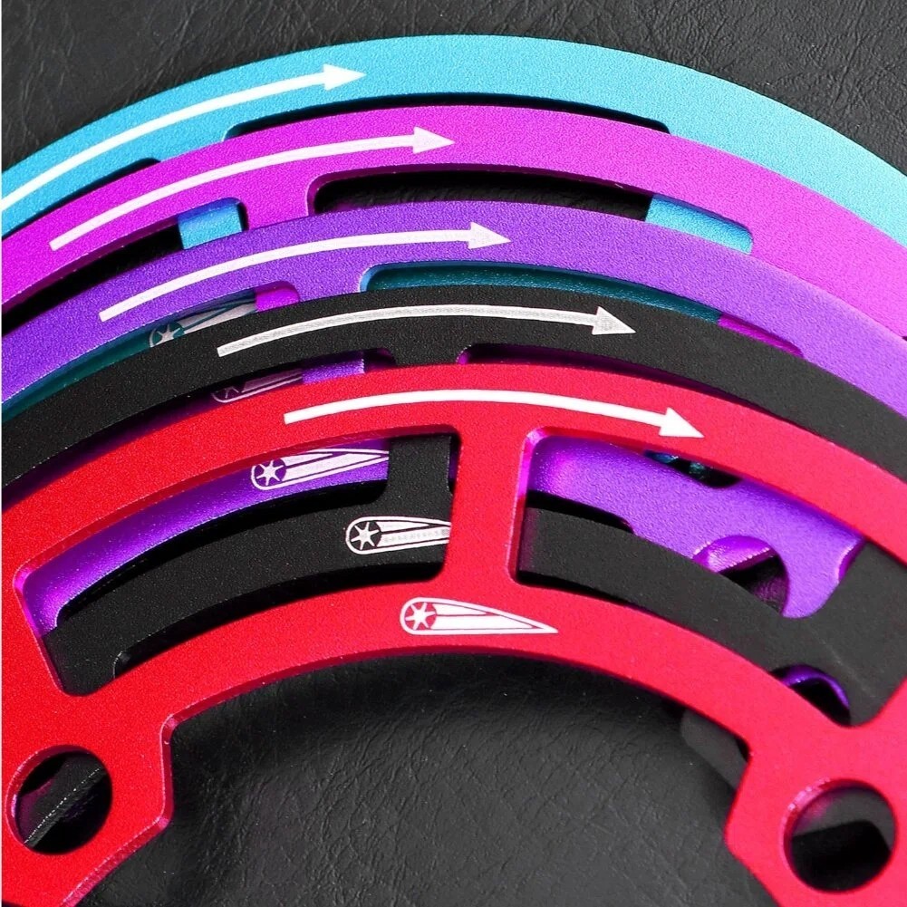 Lightweight Aluminum Chainring Protector 104BCD for Mountain Bike 158mm Size