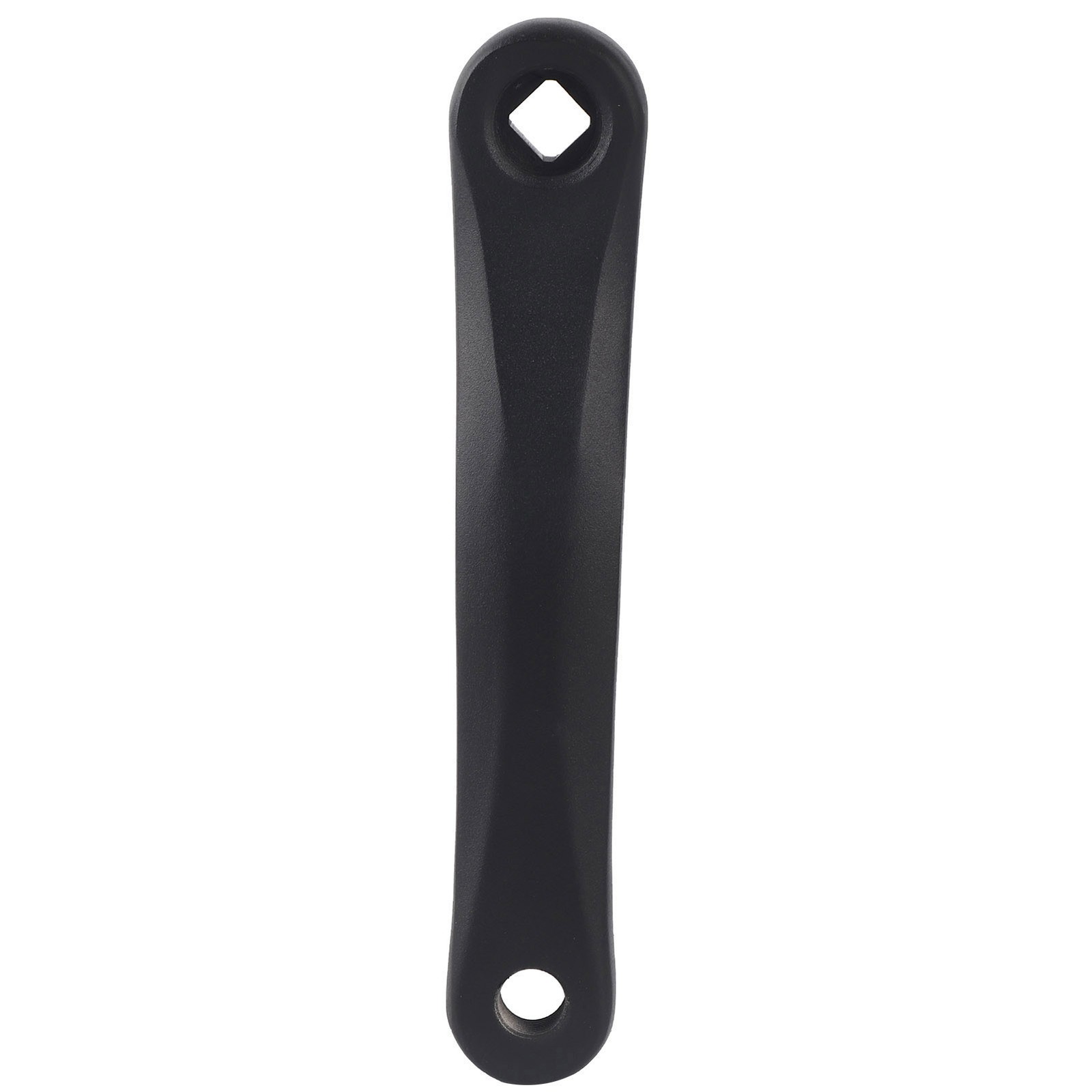 170mm Bike Aluminum Alloy Left Single Chain Crank Arm Replacement (Black Rhombic